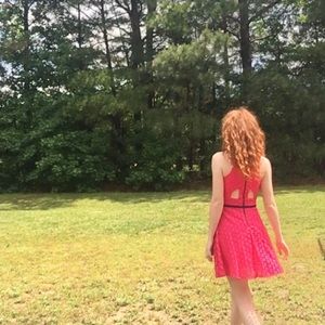 Pink summer dress by City Triangles